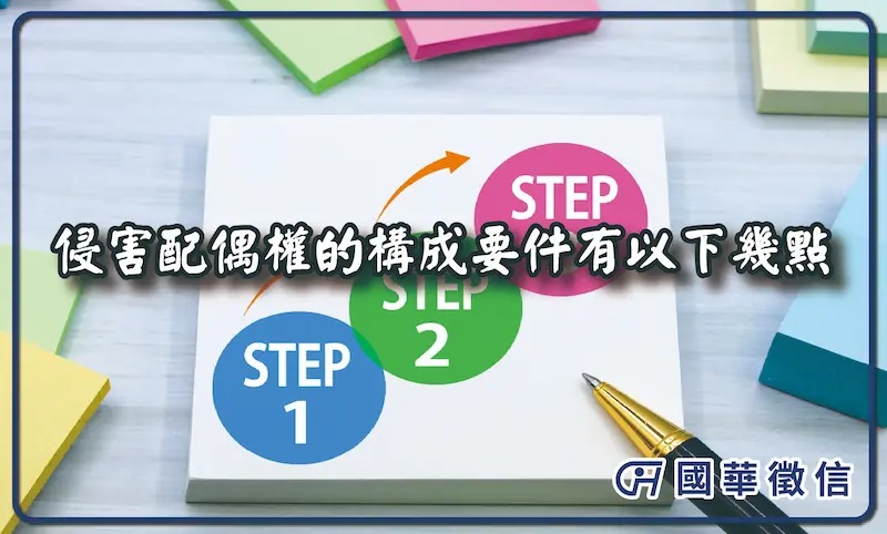 侵害配偶權的構成要件有以下幾點